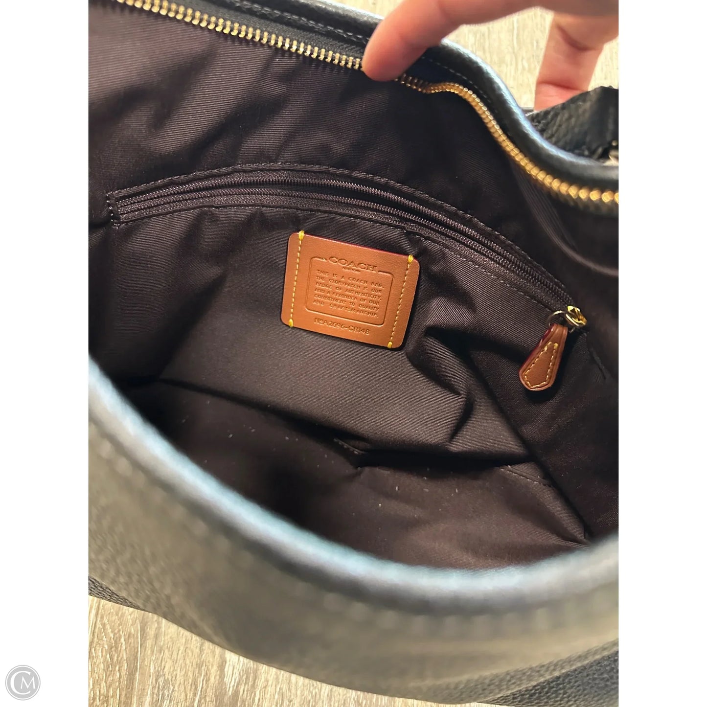 Crossbody Designer By Coach, Size: Medium