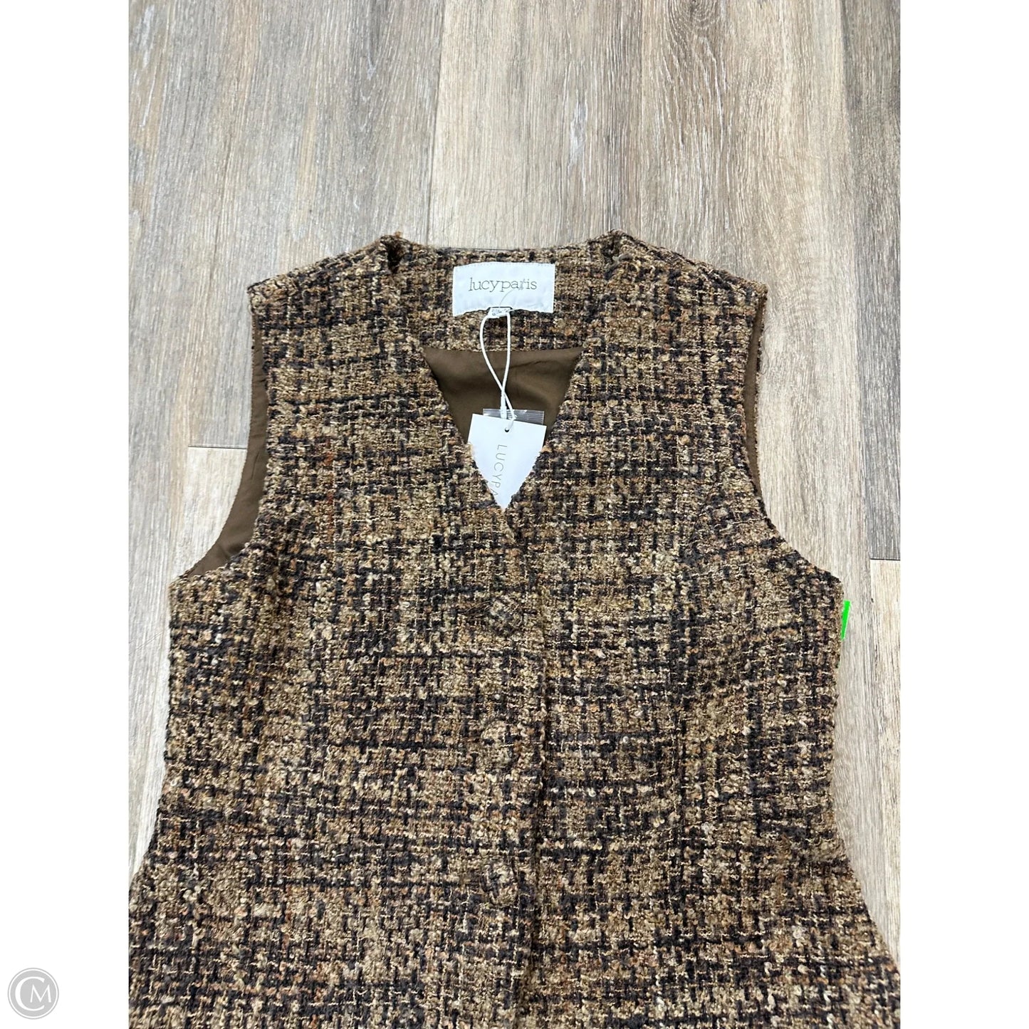 Vest Other By Lucy Paris In Brown, Size: M