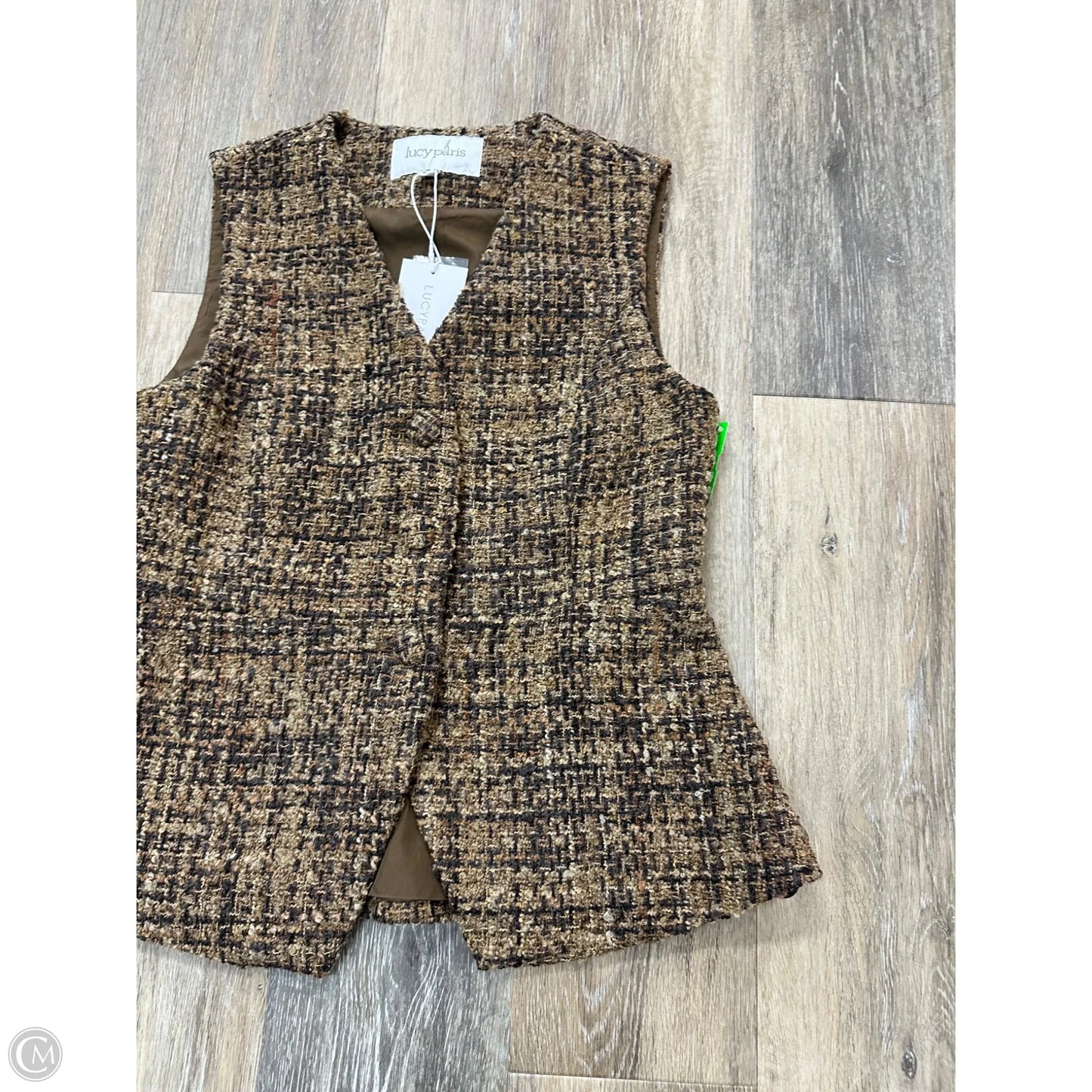 Vest Other By Lucy Paris In Brown, Size: M