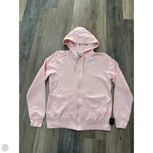 Athletic Sweatshirt Hoodie By Nike Apparel In Pink, Size: Xs