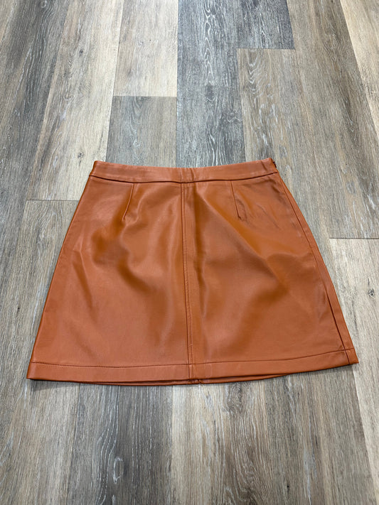 Orange Skirt Mini & Short French Connection, Size 8