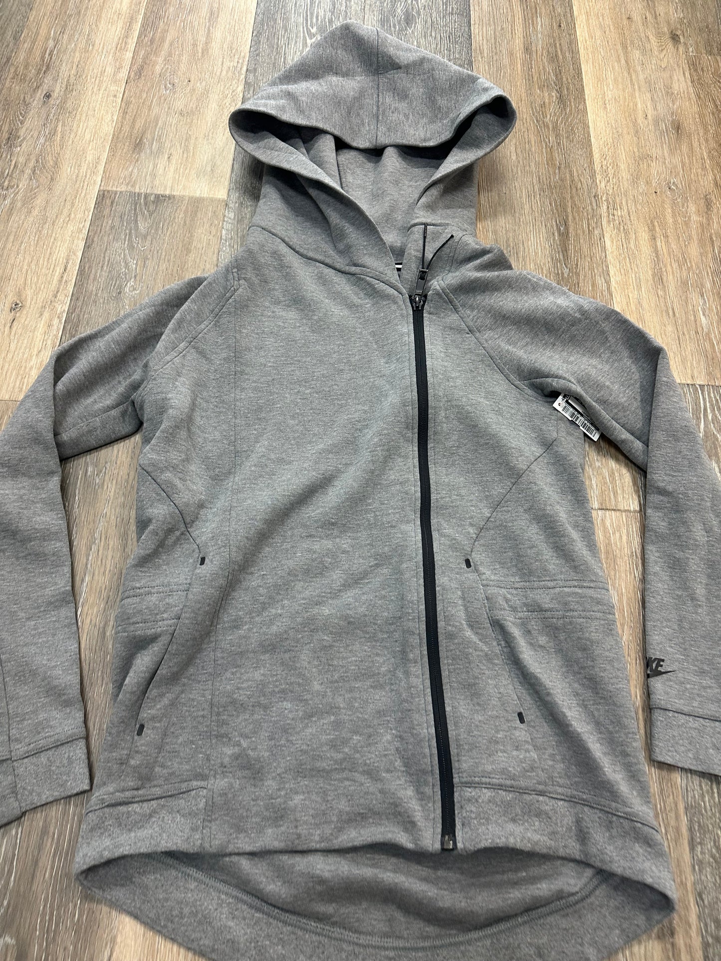 Grey Athletic Jacket Nike Apparel, Size Xs