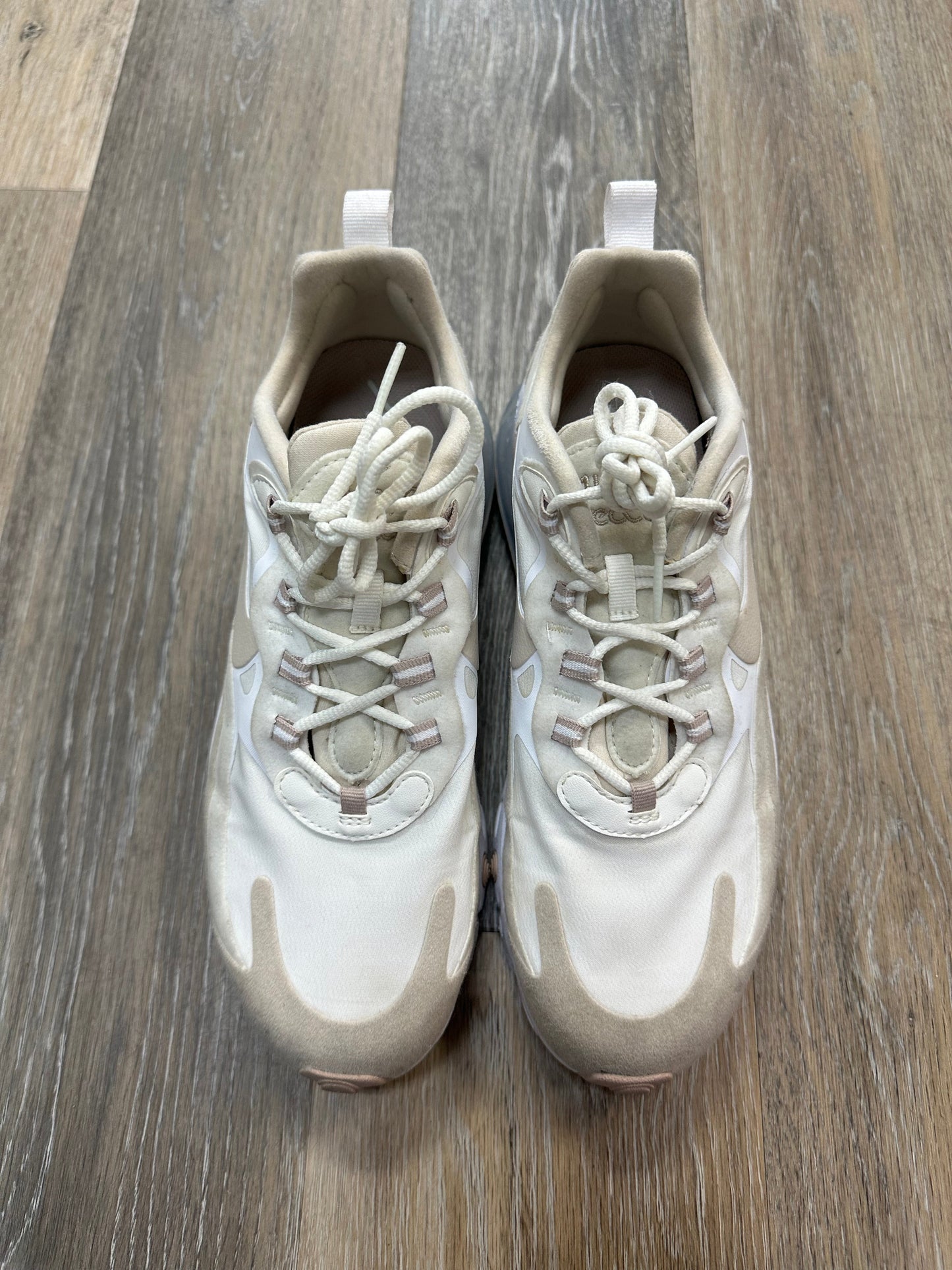 Cream Shoes Athletic Nike, Size 8