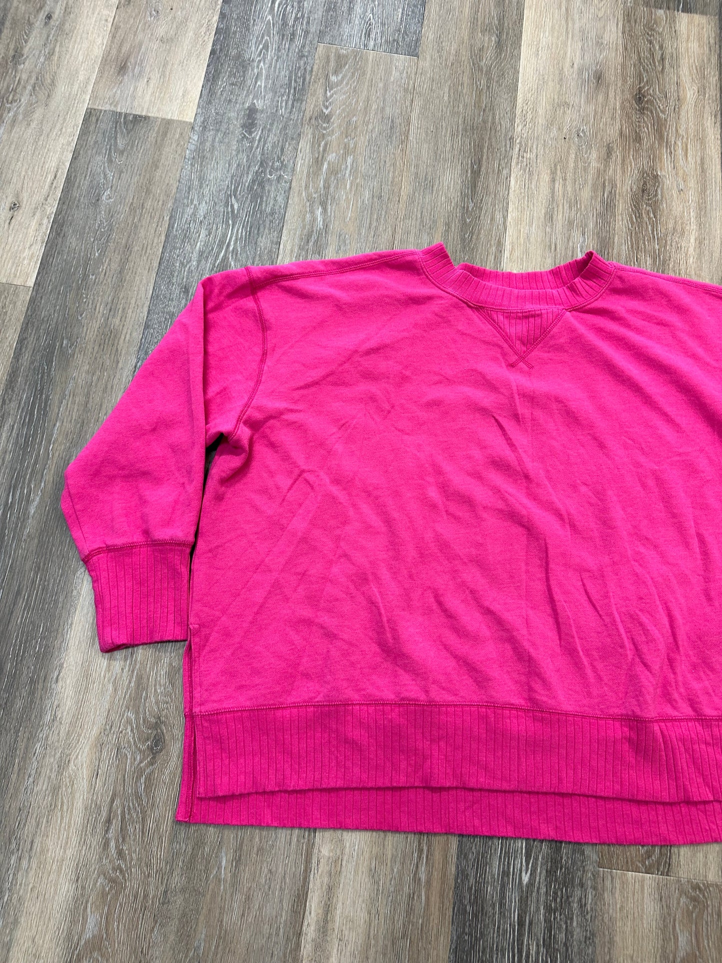 Top Long Sleeve By Maurices In Pink, Size: 3x