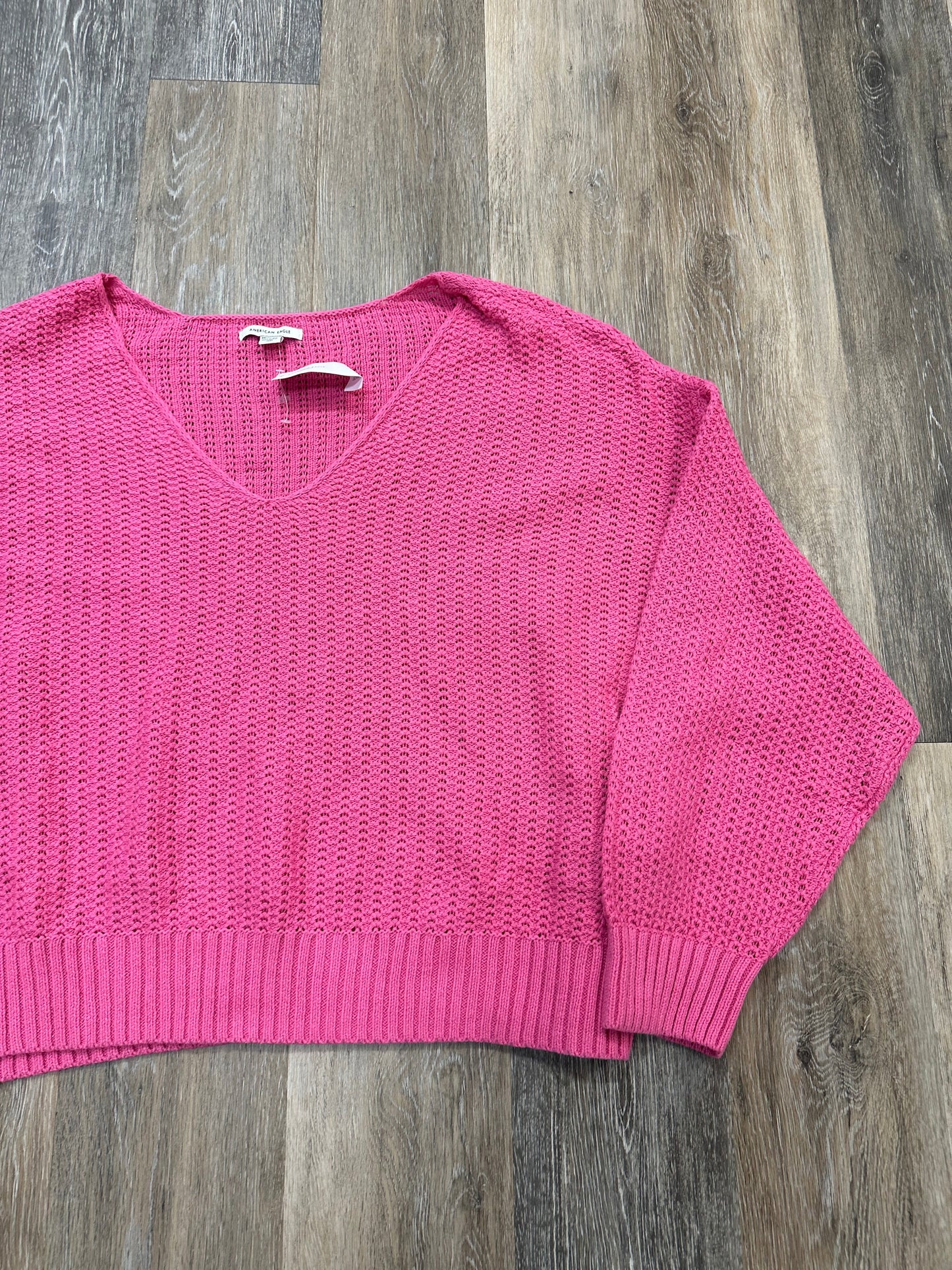 Sweater By American Eagle In Pink, Size: Xxl