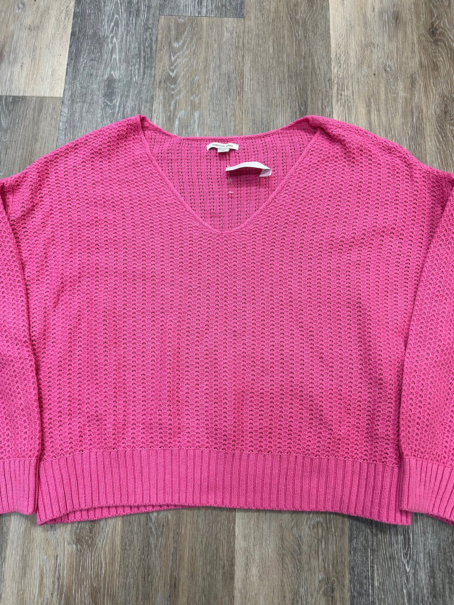 Sweater By American Eagle In Pink, Size: Xxl