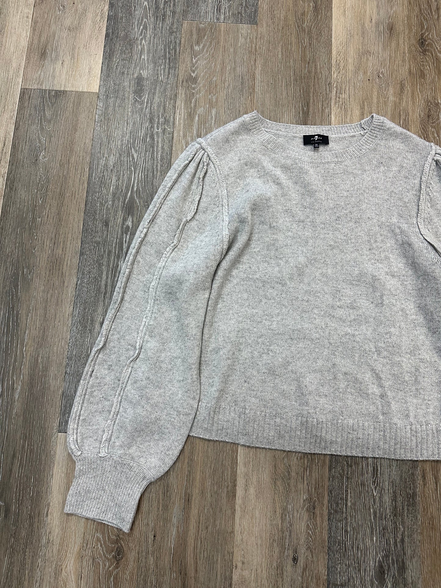 Sweater Designer By 7 For All Mankind In Grey, Size: Xl