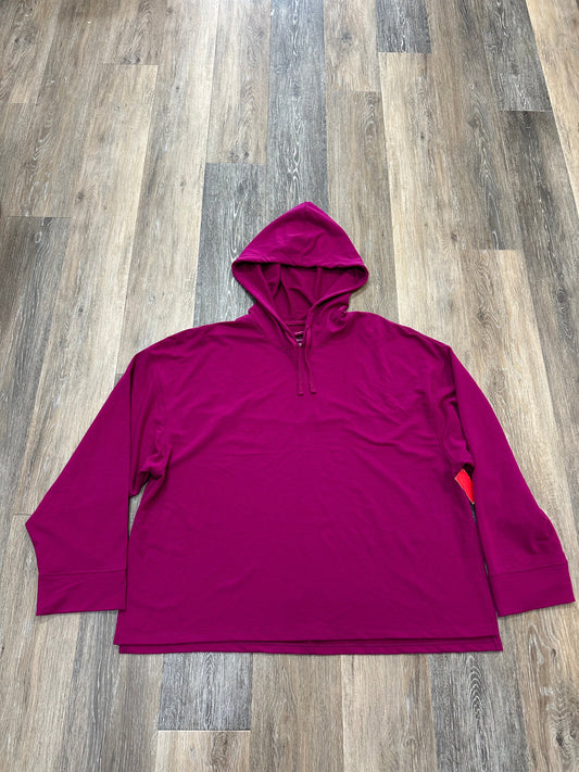 Pink Athletic Sweatshirt Hoodie Nike Apparel, Size Xl