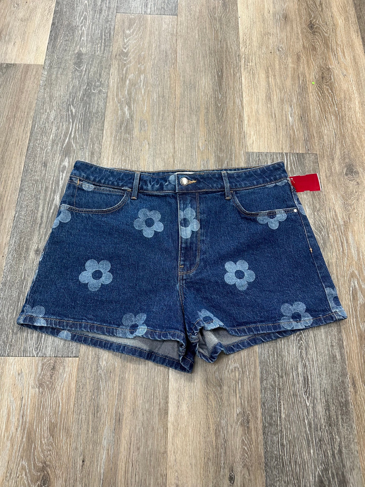 Blue Denim Shorts Wrangler, Size 12