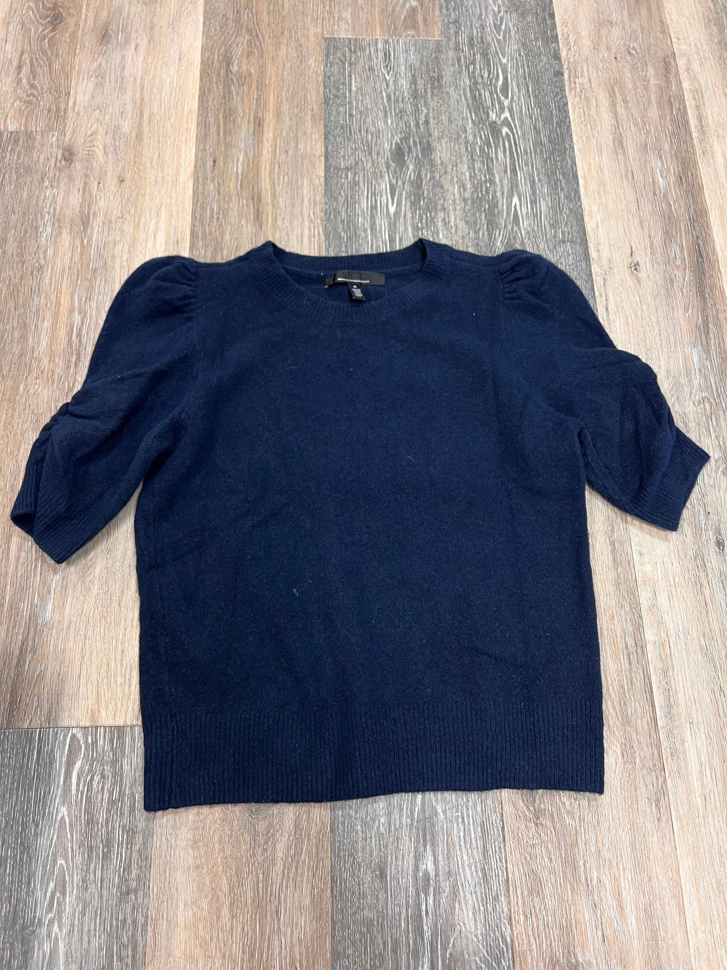 Sweater Short Sleeve By White House Black Market In Navy, Size: M