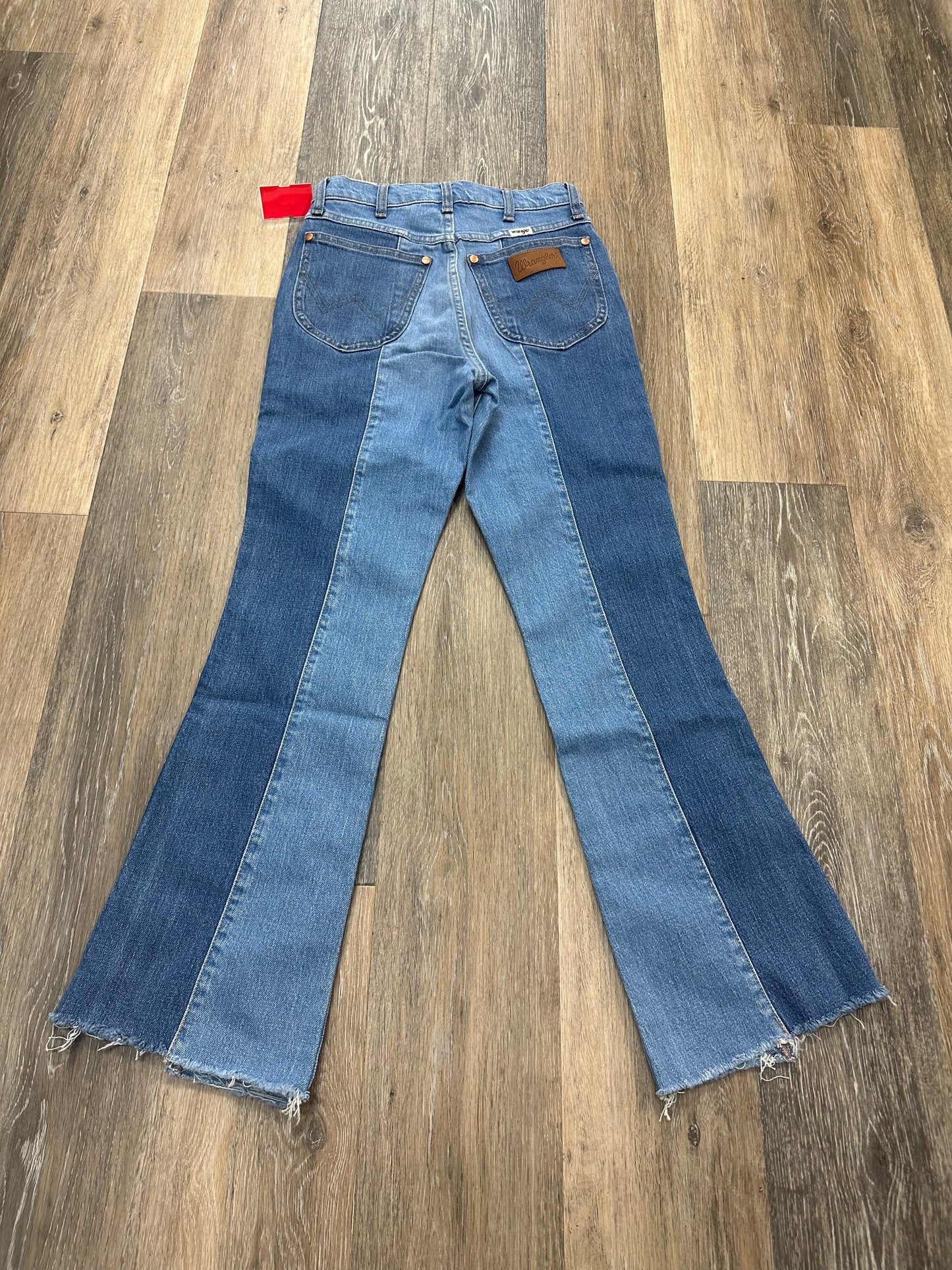 Blue Denim Jeans Boot Cut Wrangler, Size 1