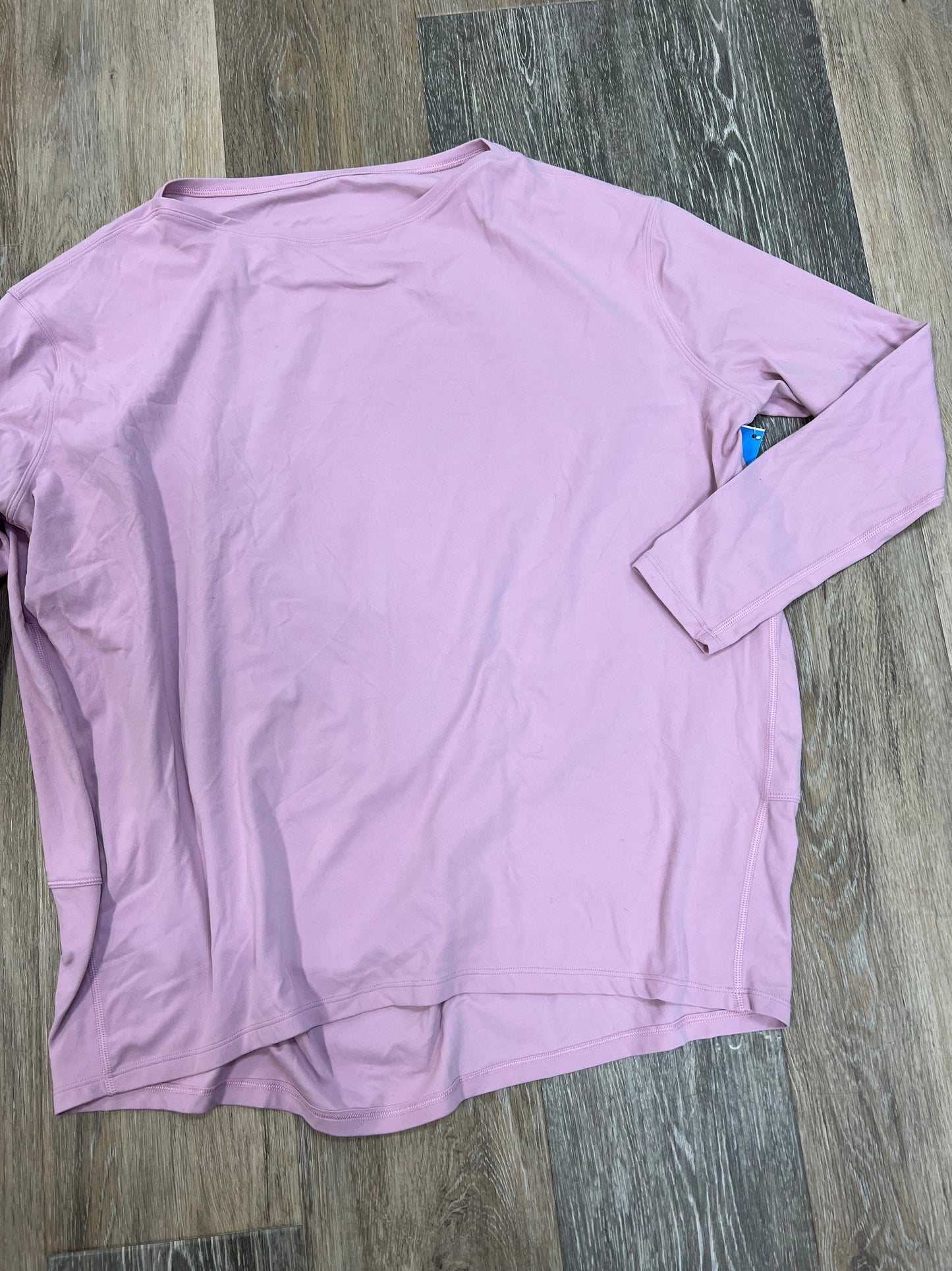 Pink Athletic Top Long Sleeve Crewneck Lululemon, Size 6