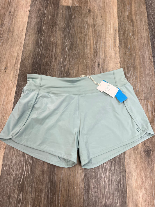 Blue Athletic Shorts Free Fly, Size L