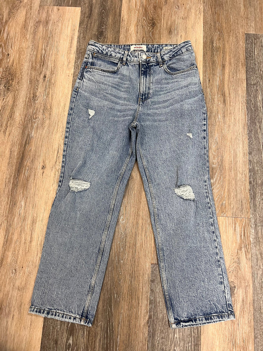 Jeans Straight By Wrangler In Blue Denim, Size: 8/29