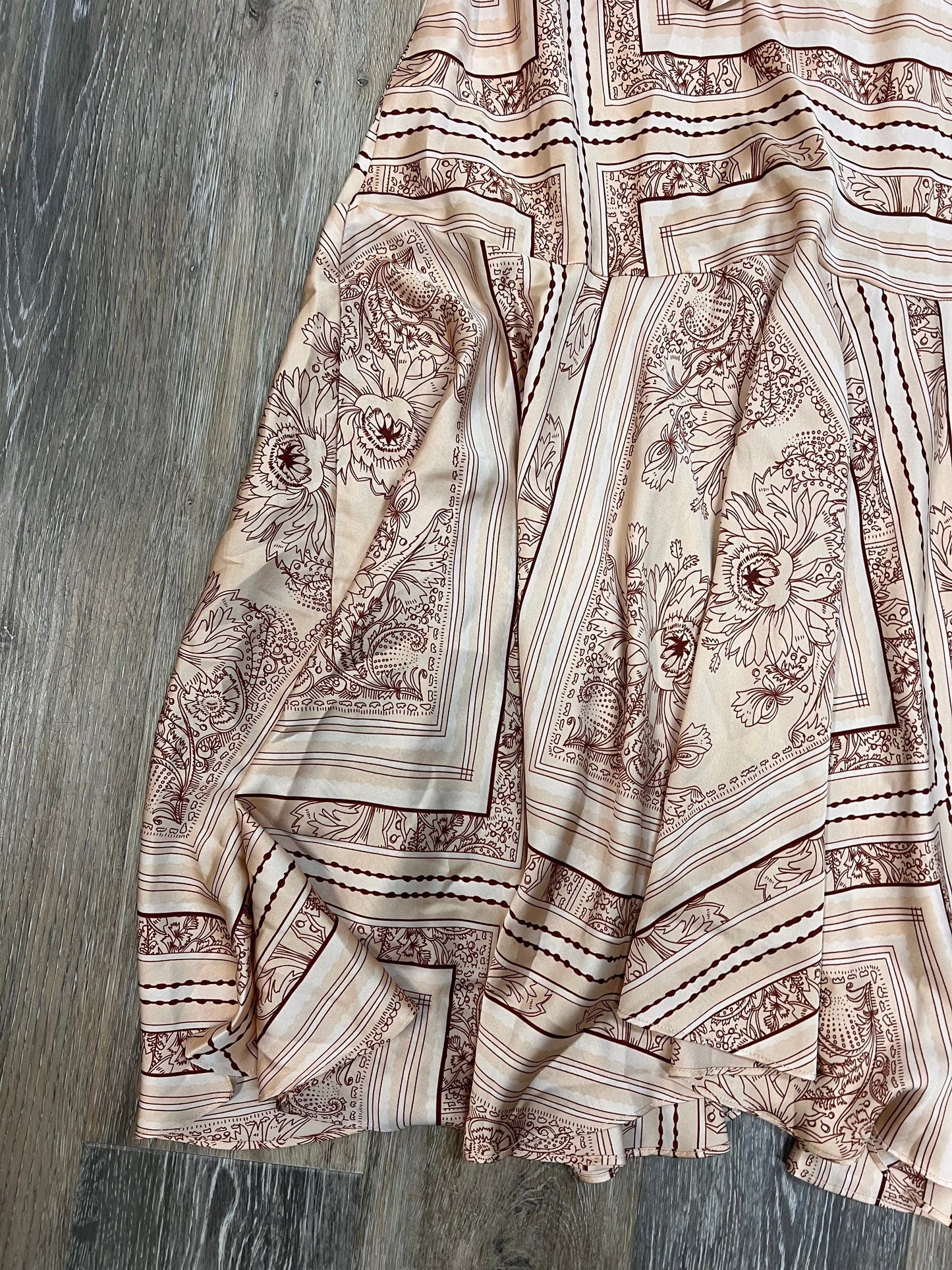 Skirt Maxi By Free People In Tan, Size: Xs