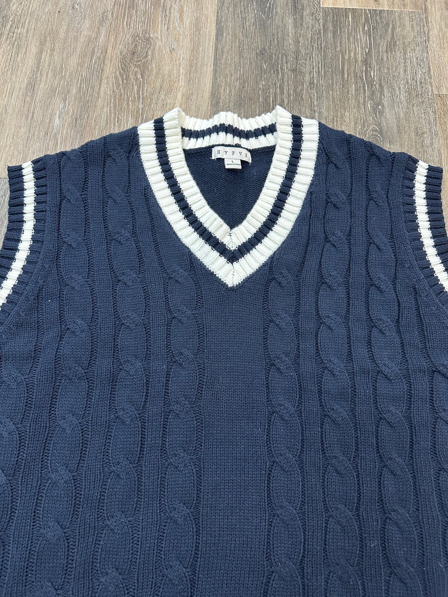 Vest Sweater By Hyfve In Navy, Size: L