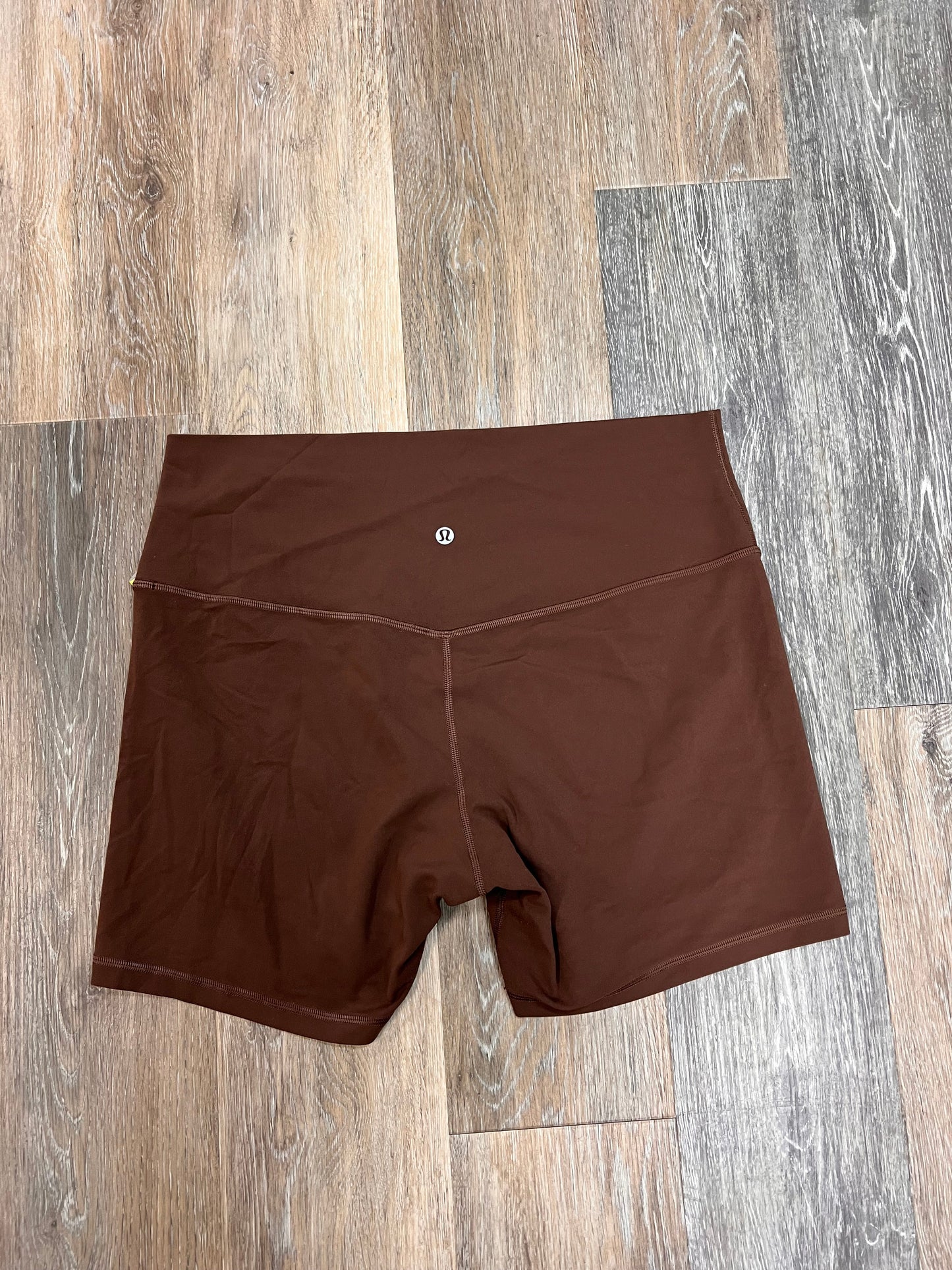 Athletic Shorts By Lululemon In Brown, Size: 14