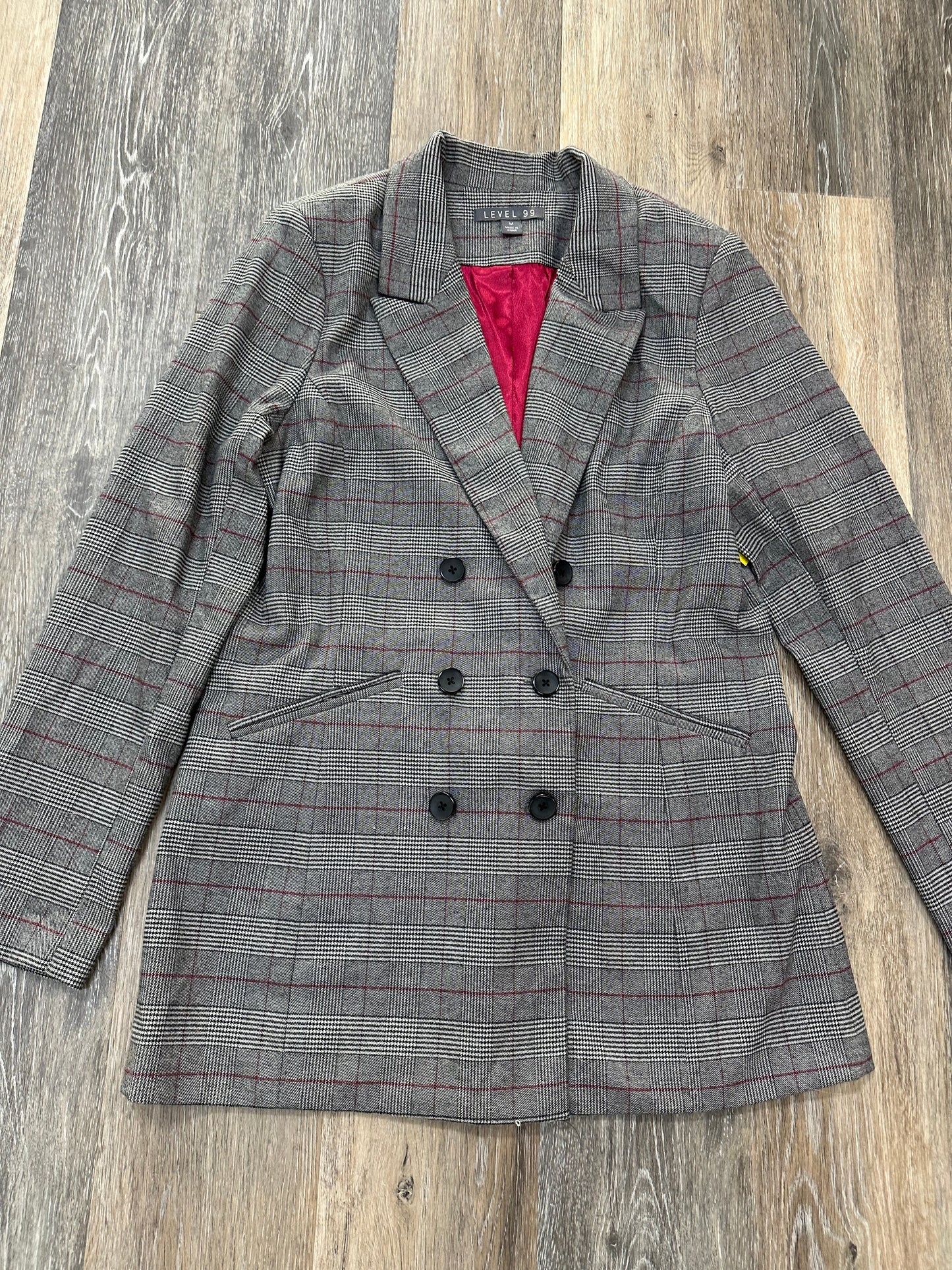 Blazer By Level 99 In Plaid Pattern, Size: M