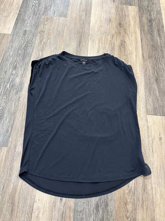 Athletic Top Short Sleeve By Athleta In Grey, Size: S