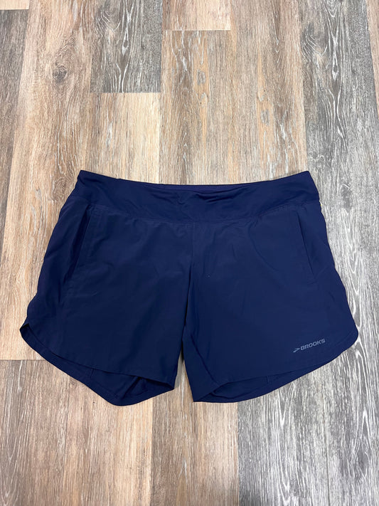 Athletic Shorts By Brooks In Navy, Size: Xl