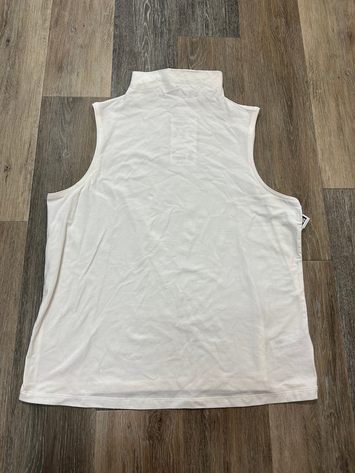 Top Sleeveless By Athleta In White, Size: L