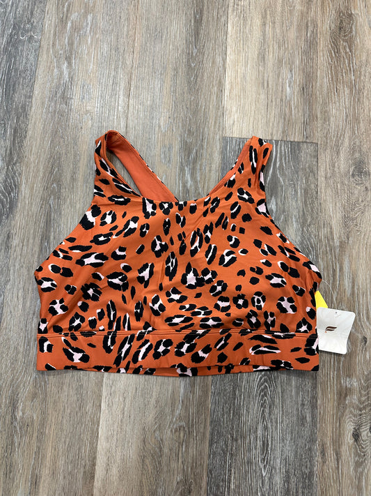 Athletic Bra By Fabletics In Animal Print, Size: Xl