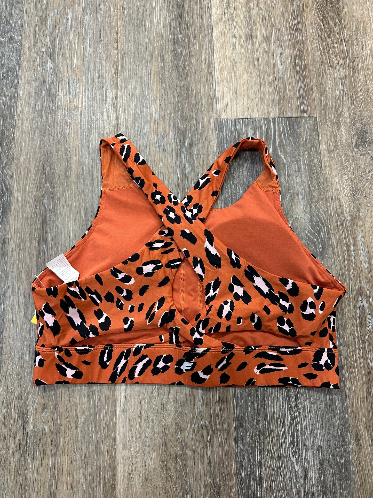 Athletic Bra By Fabletics In Animal Print, Size: Xl