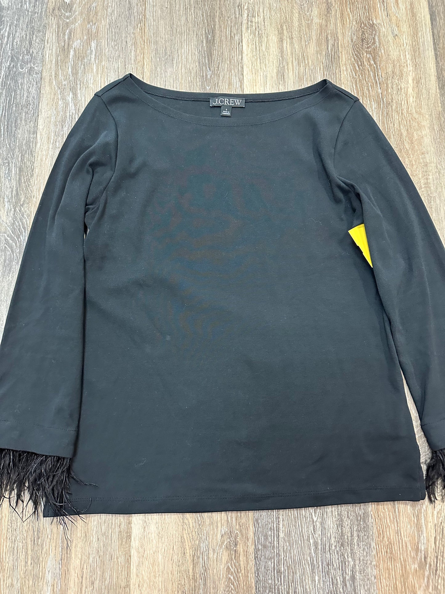 Top Long Sleeve By J. Crew In Black, Size: S