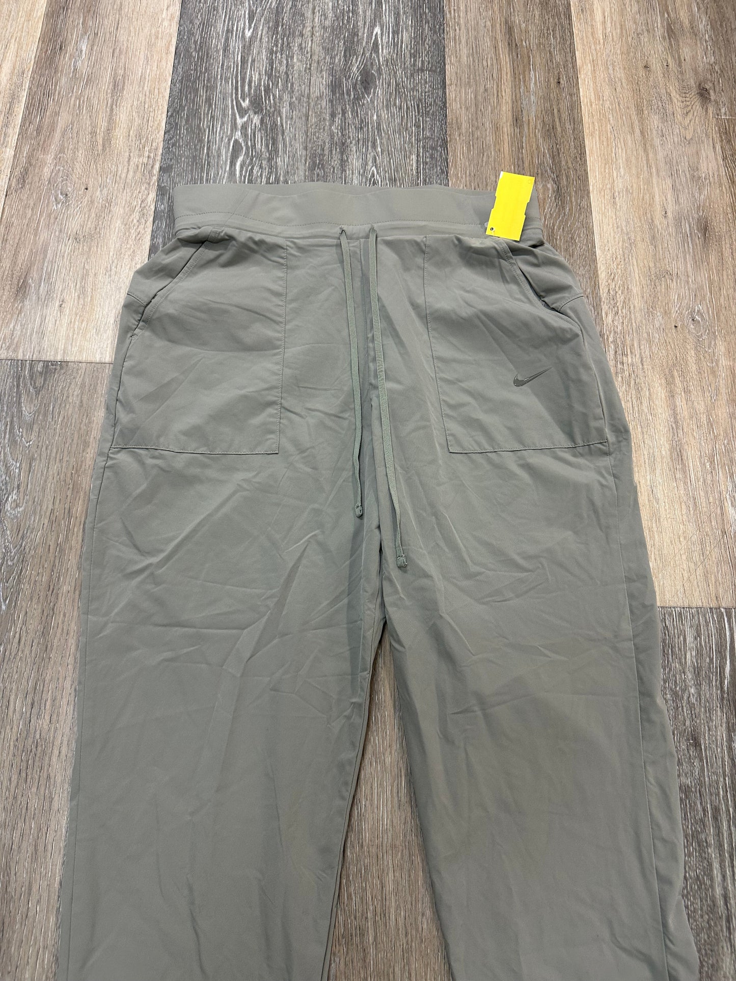 Athletic Pants By Nike Apparel In Green, Size: M