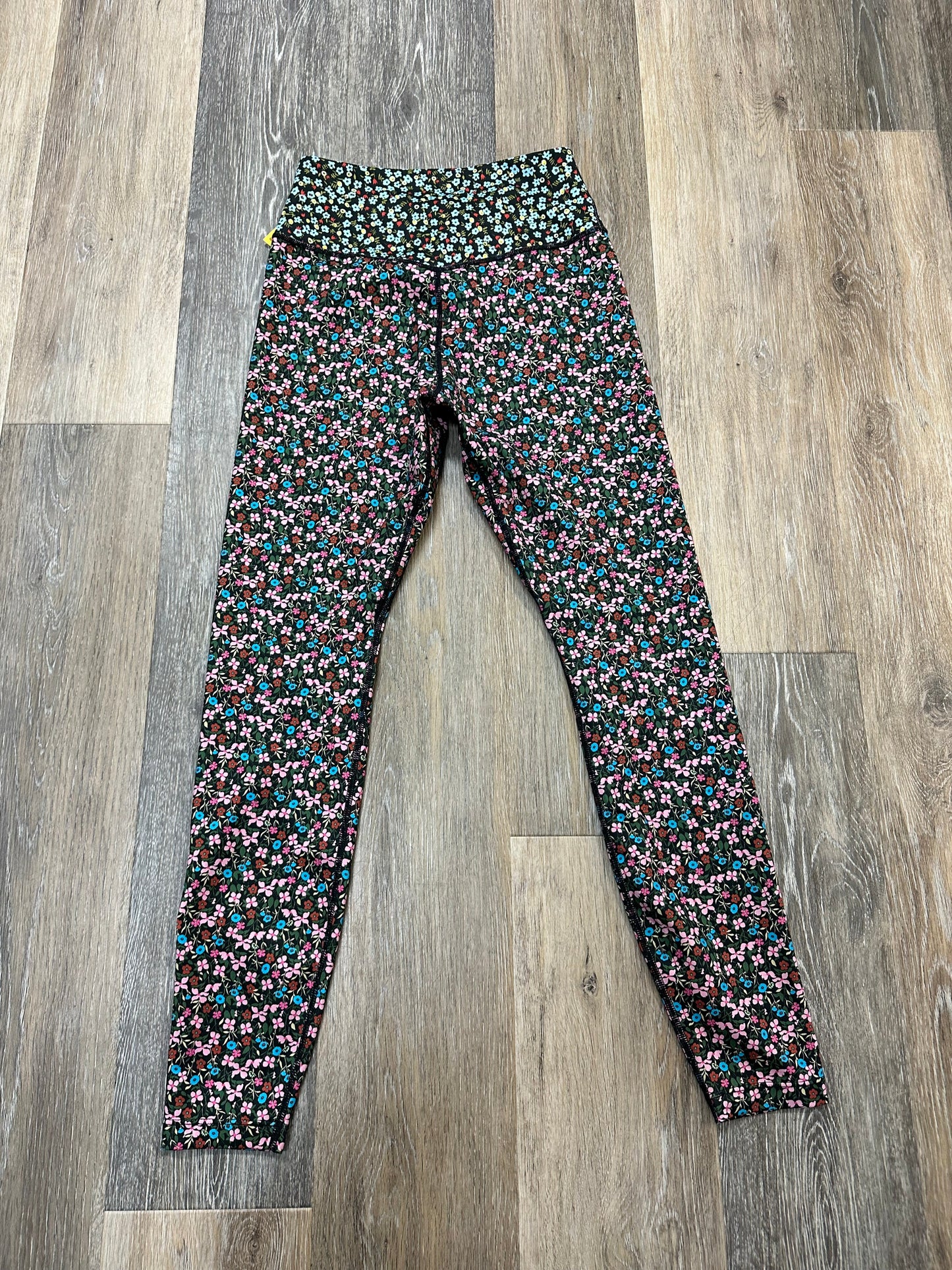 Athletic Leggings By Nike Apparel In Floral Print, Size: S