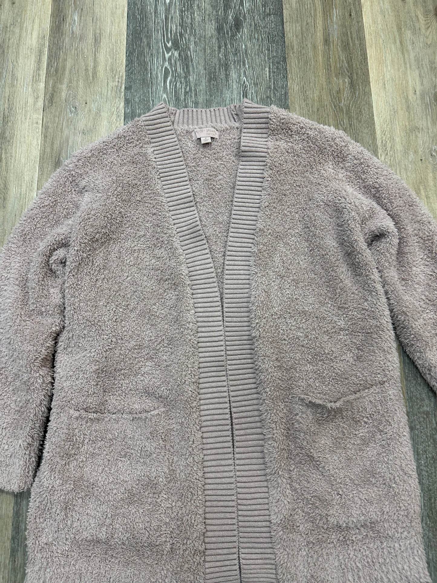 Sweater Cardigan By Barefoot Dreams In Mauve, Size: M