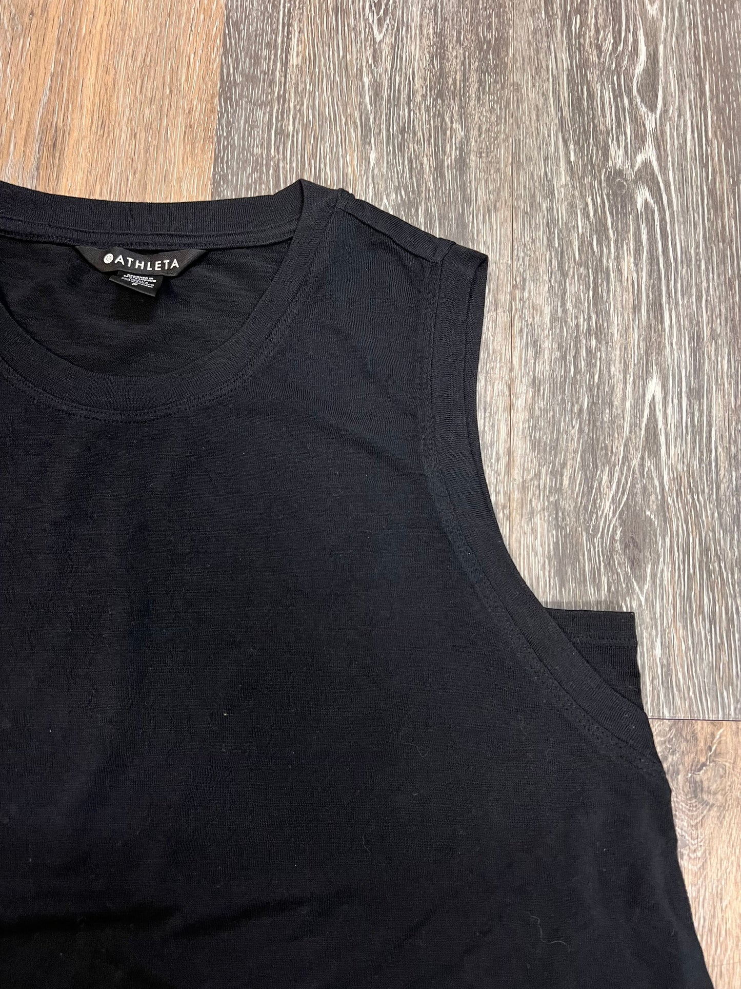 Athletic Tank Top By Athleta In Black, Size: S