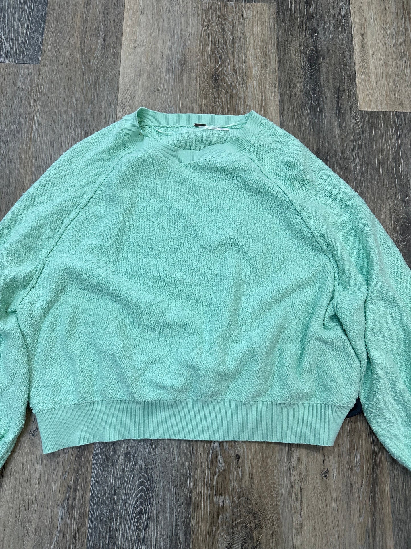 Sweater By Free People In Green, Size: M