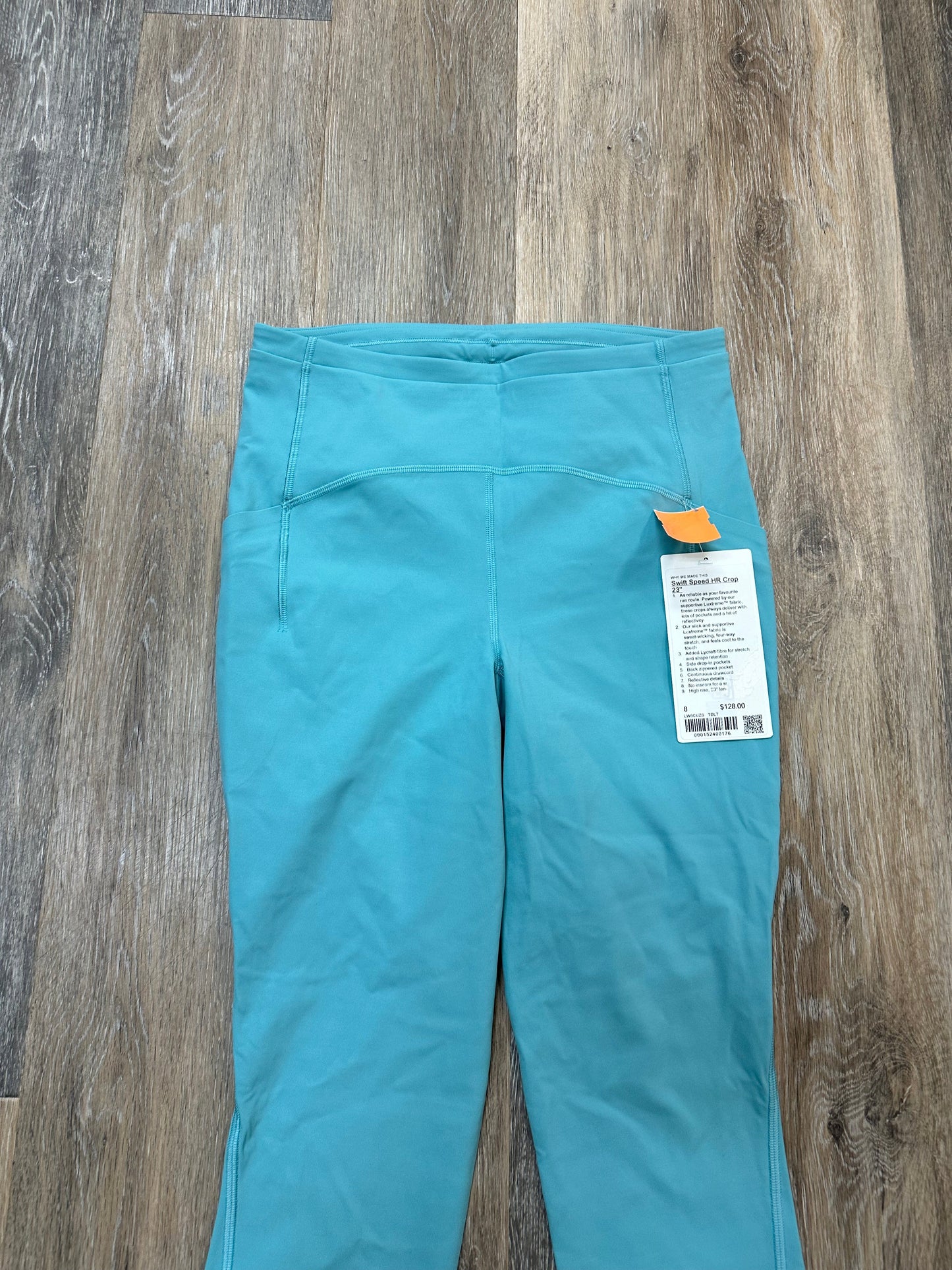 Athletic Leggings By Lululemon In Blue, Size: 8