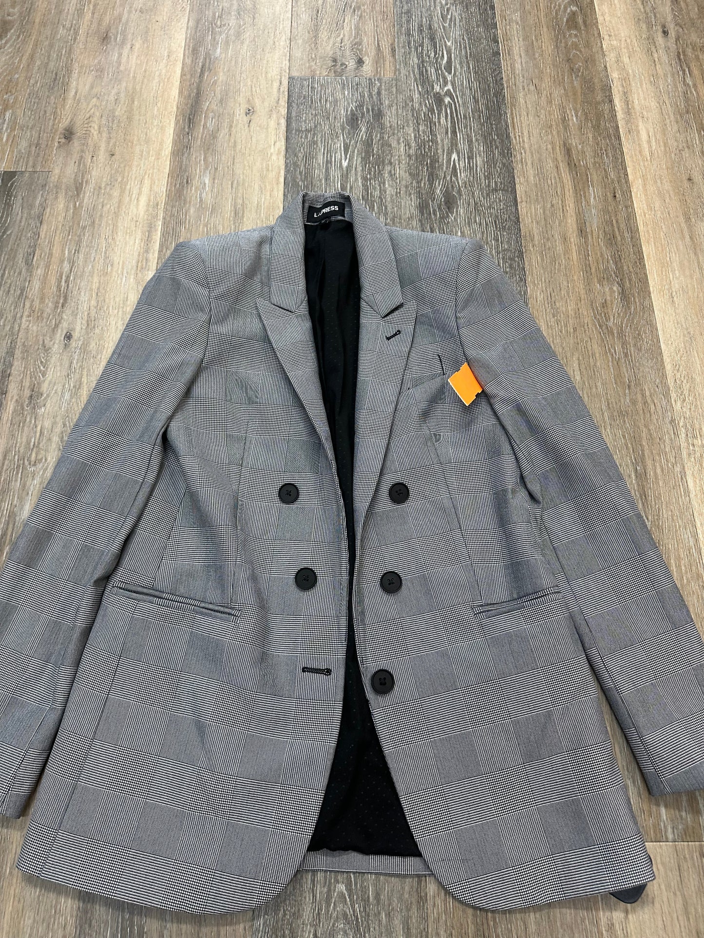 Blazer By Express In Plaid Pattern, Size: Xs