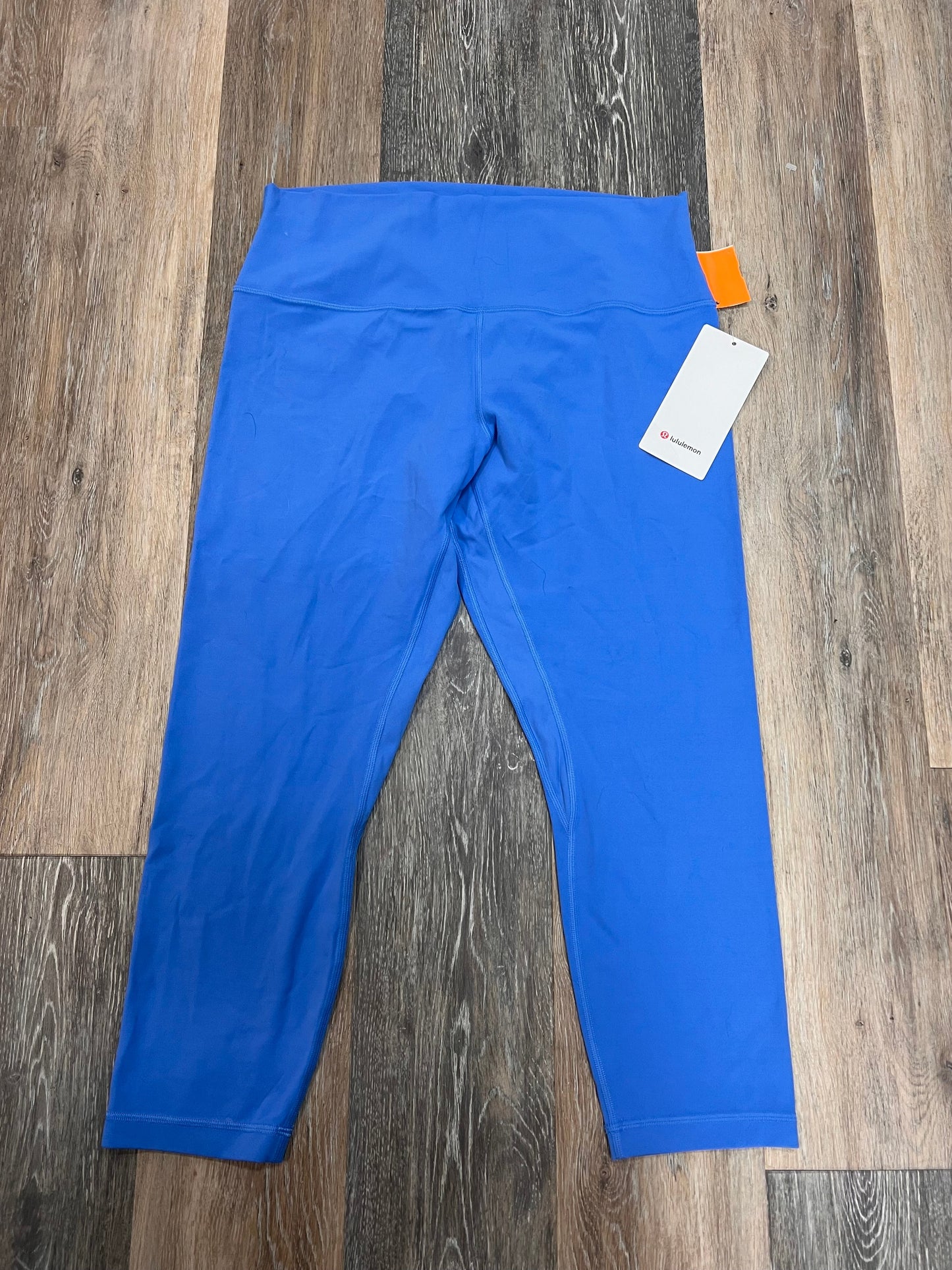 Athletic Leggings By Lululemon In Blue, Size: 14