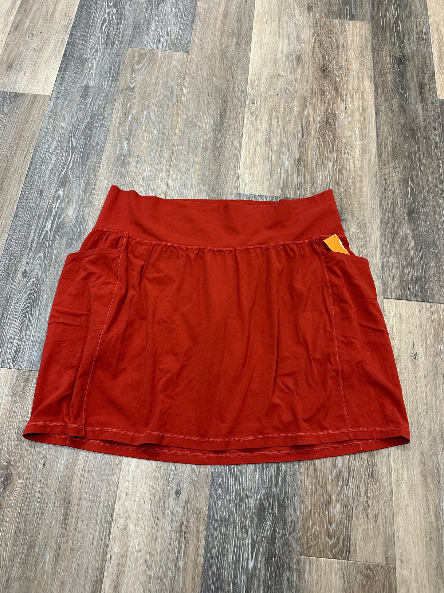 Athletic Skort By Athleta In Red, Size: 2x