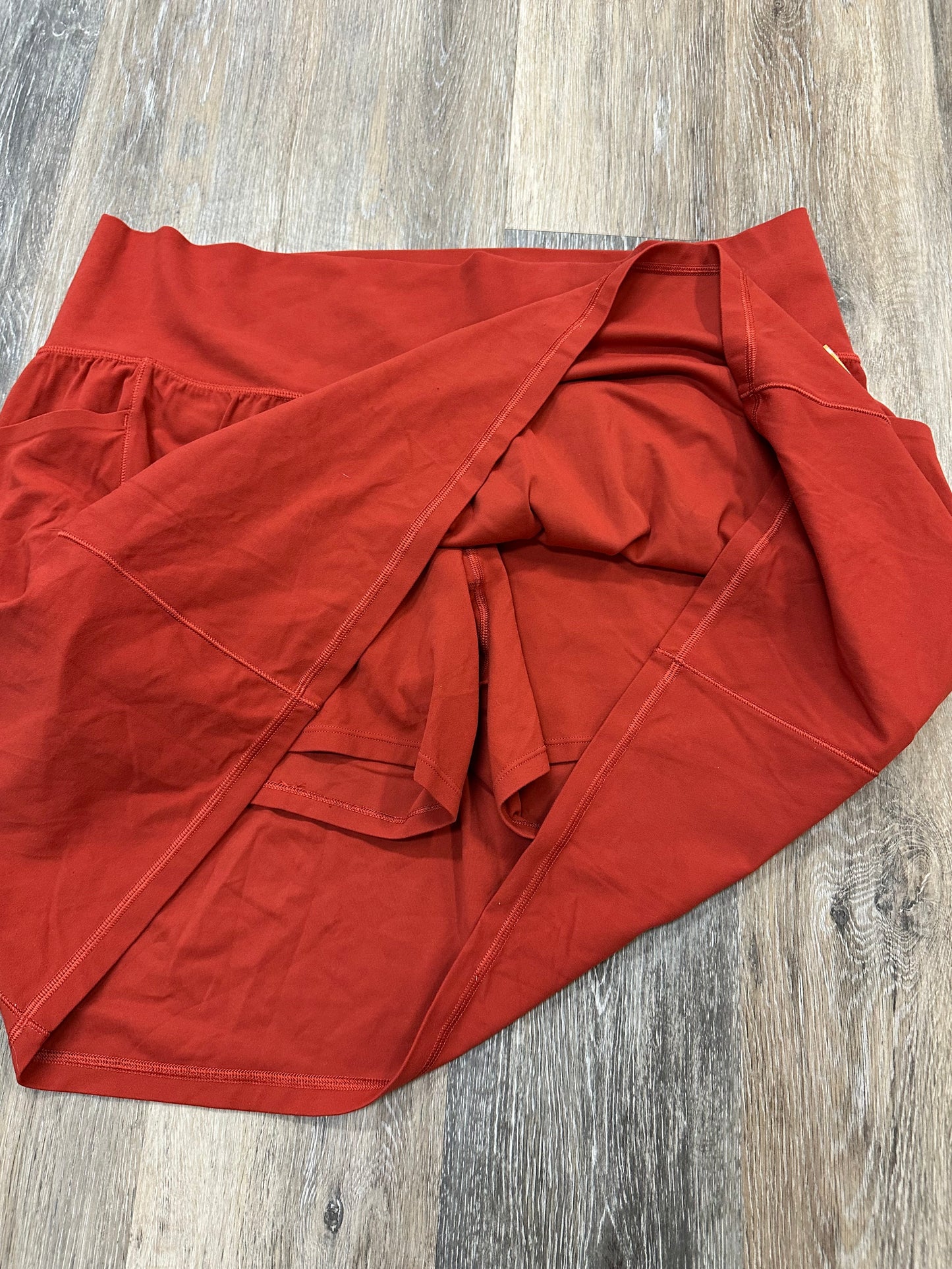 Athletic Skort By Athleta In Red, Size: 2x