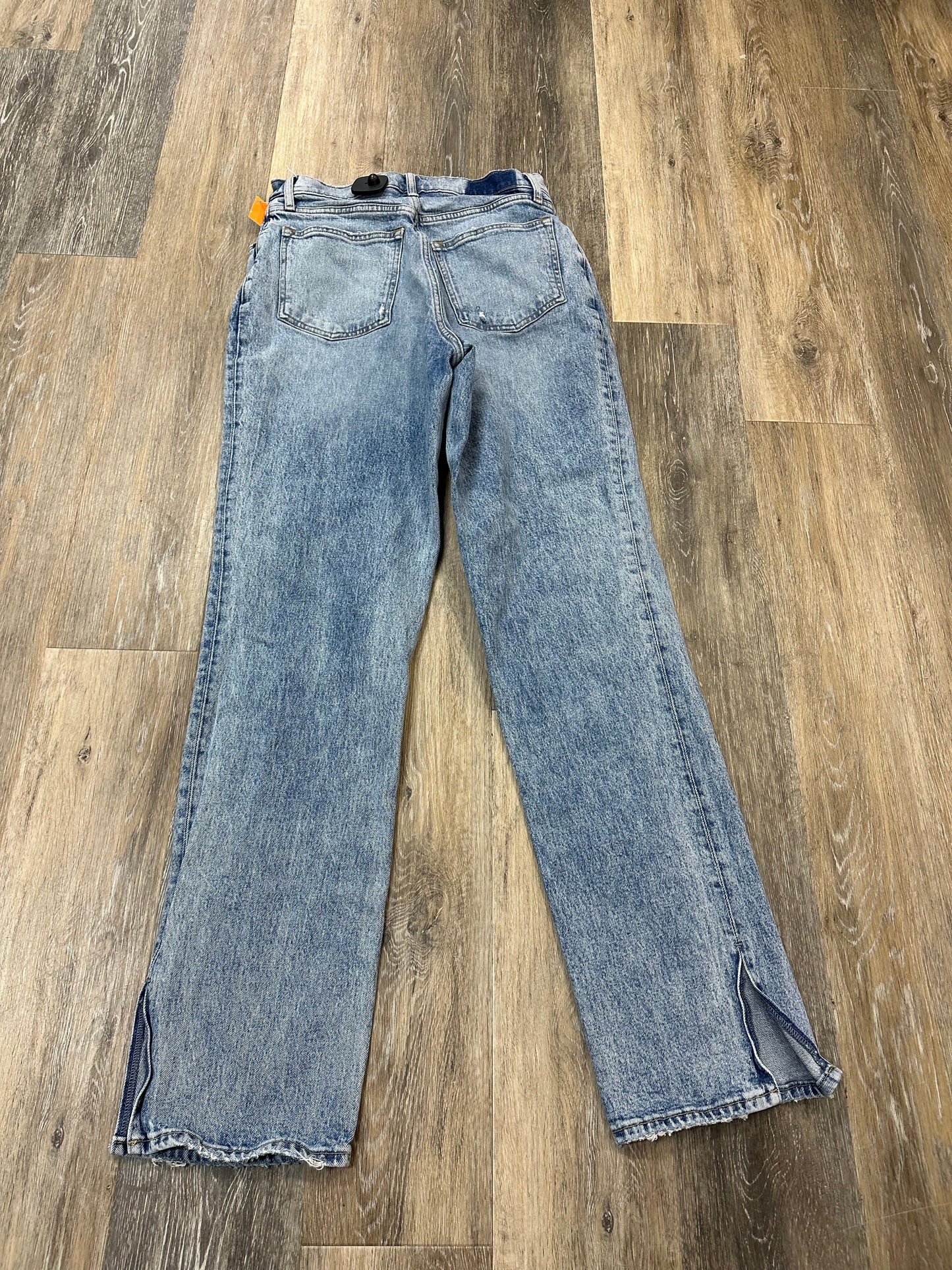 Jeans Straight By Abercrombie And Fitch In Blue Denim, Size: 10l