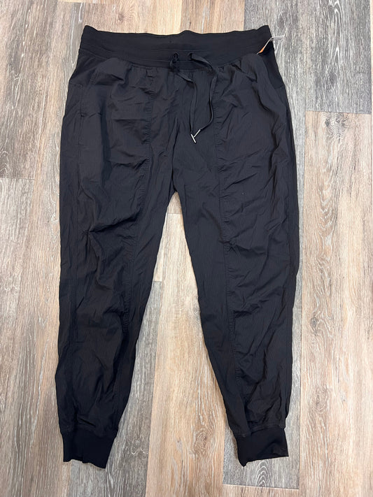 Athletic Pants By Lululemon In Black, Size: 14