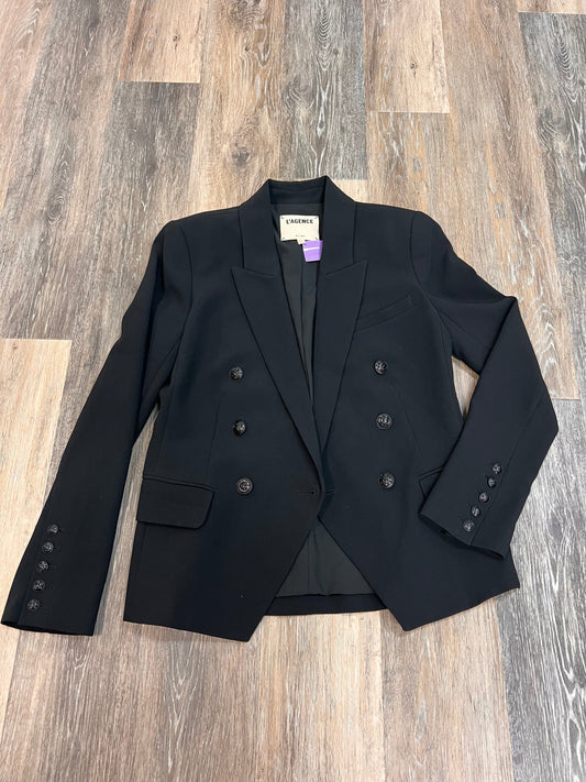 Blazer By L Agence In Black, Size: 4