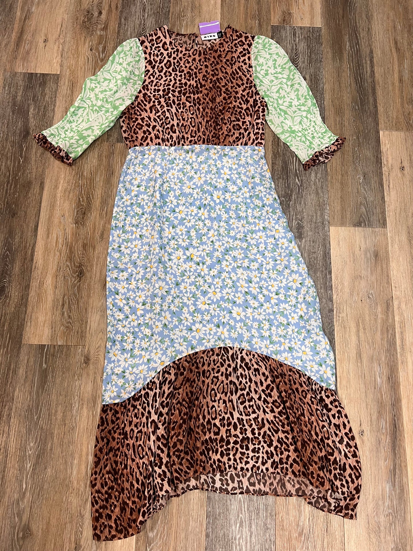 Dress Designer Long By Rixo In Animal Print, Size: S