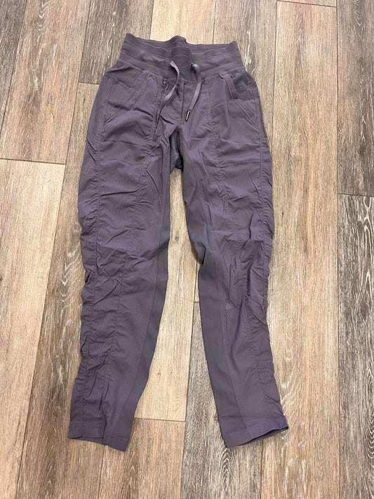 Athletic Pants By Lululemon In Purple, Size: 2