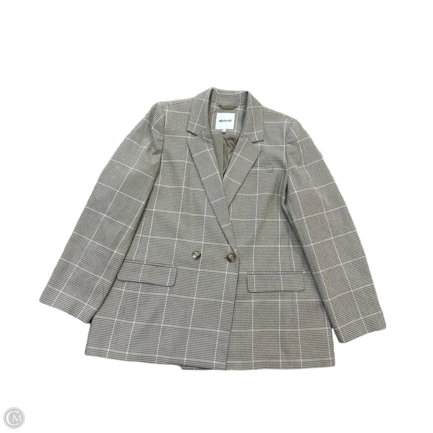 Blazer By Madewell In Plaid Pattern, Size: Xl