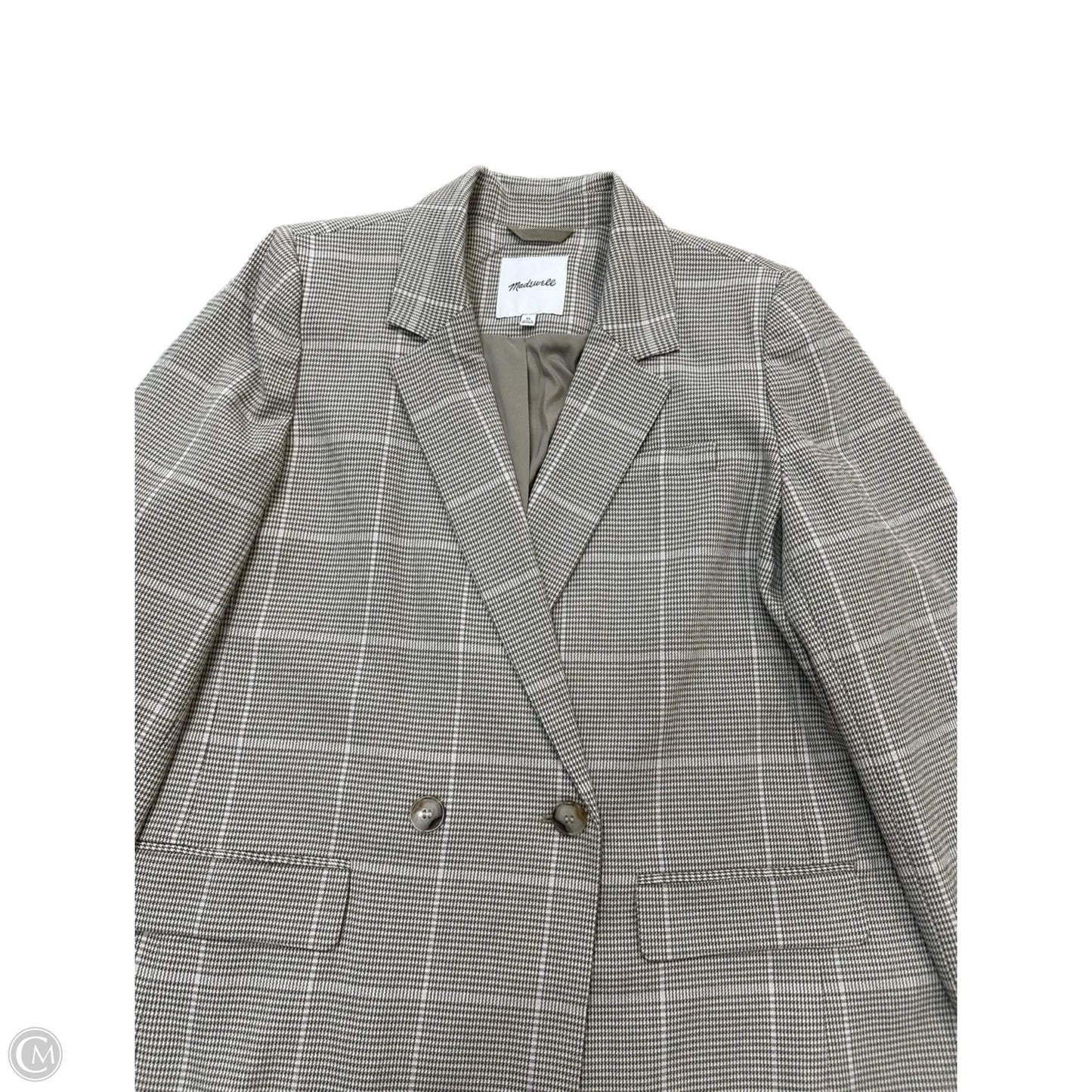 Blazer By Madewell In Plaid Pattern, Size: Xl