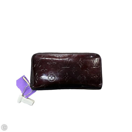 Wallet Luxury Designer By Louis Vuitton, Size: Large