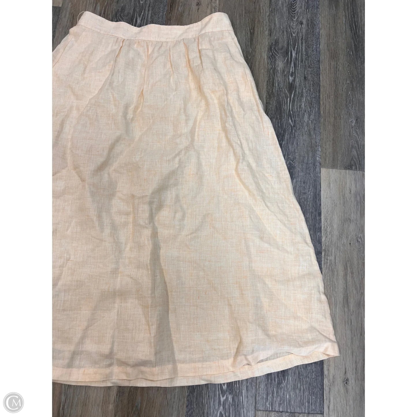 Skirt Designer By Lafayette 148 In Orange, Size: 12