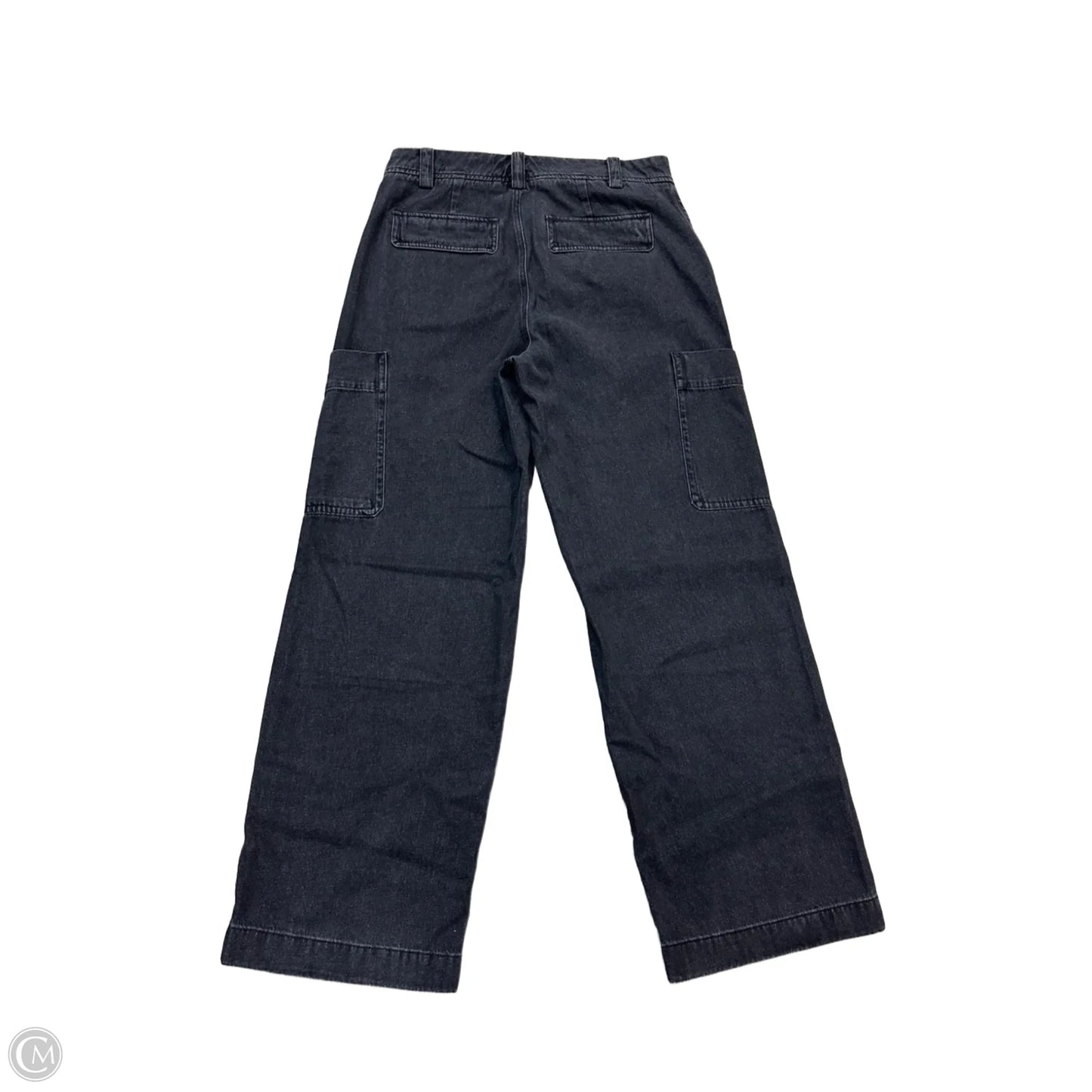 Jeans Straight By Vince In Black Denim, Size: 10