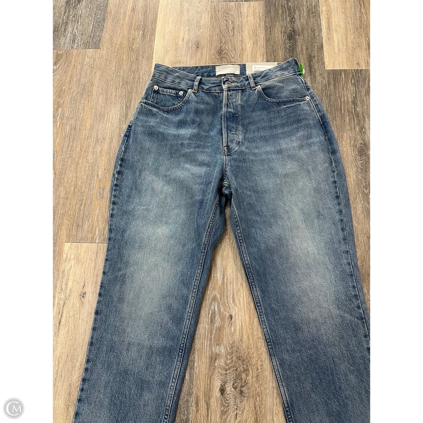 Jeans Straight By Everlane In Blue Denim, Size: 8p