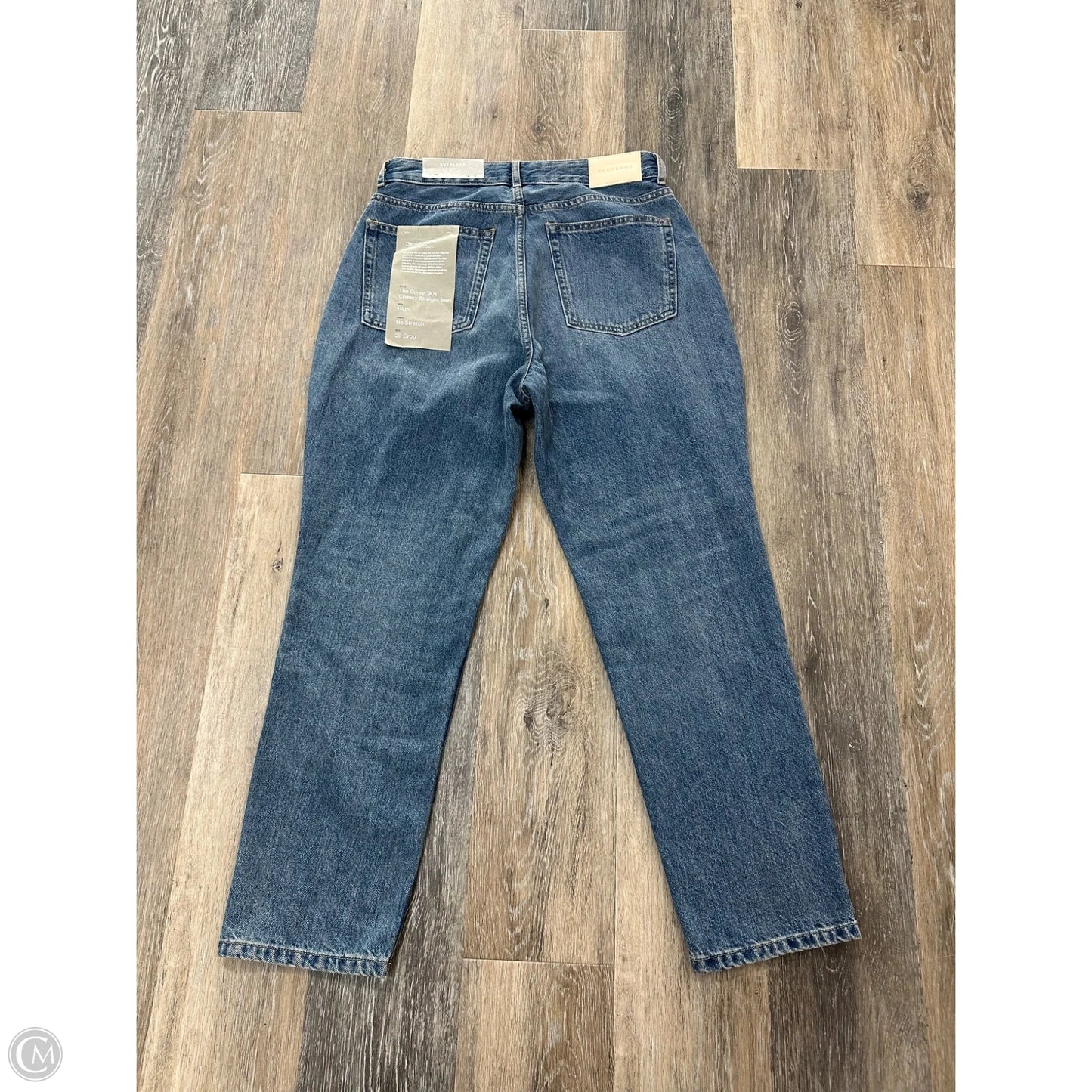 Jeans Straight By Everlane In Blue Denim, Size: 8p